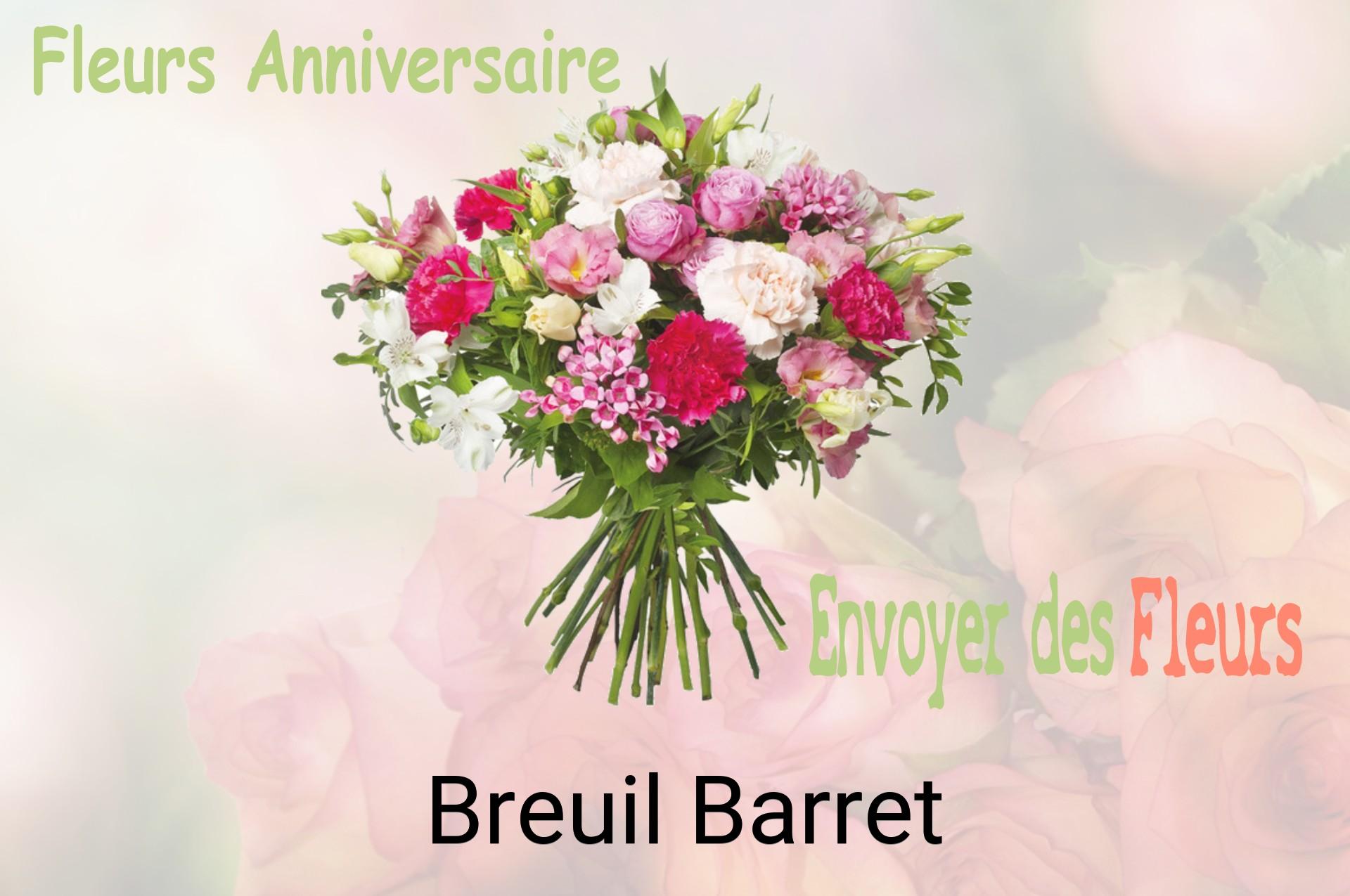 Bouquet de fleurs d’anniversaire livré à Breuil-Barret