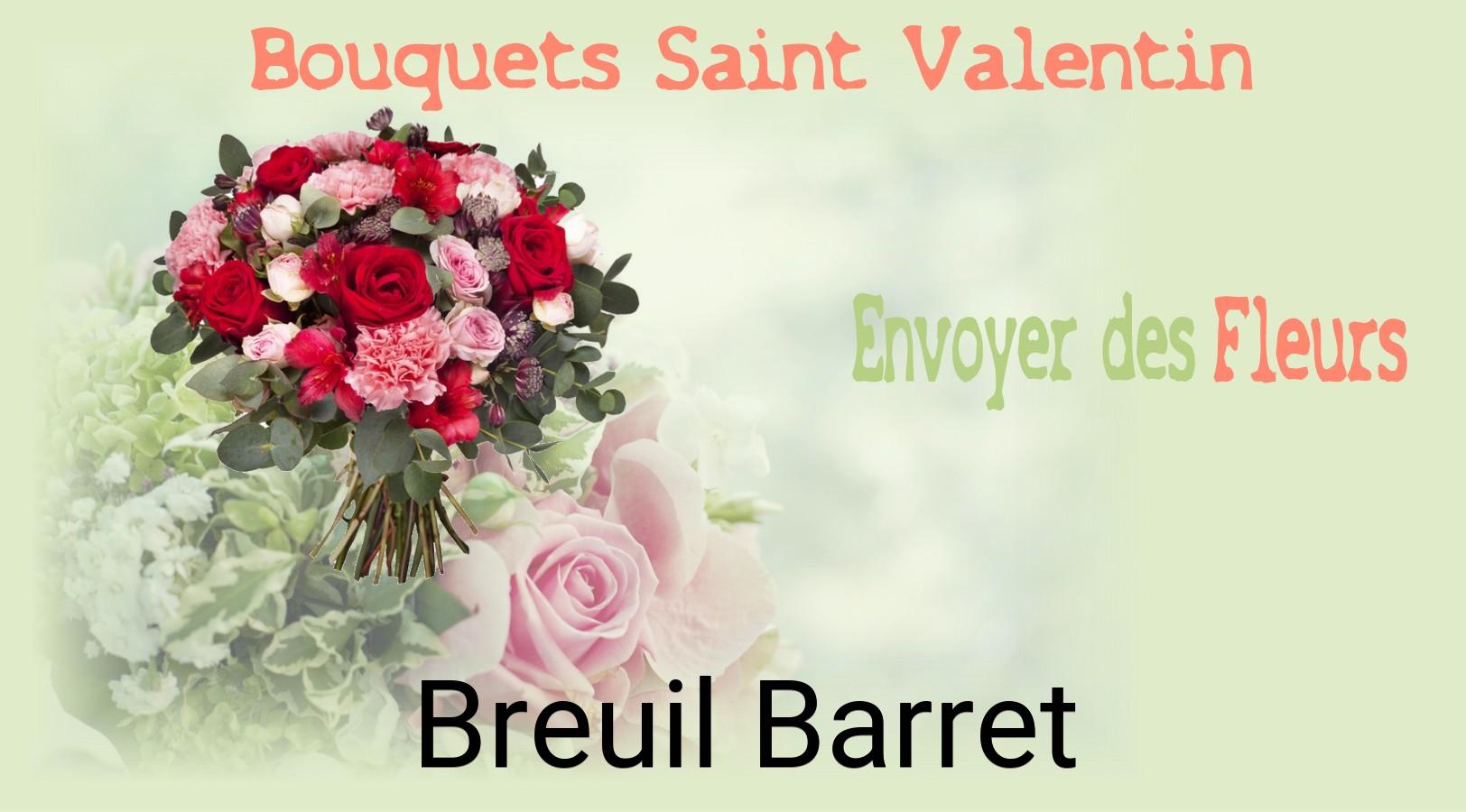Roses de Saint-Valentin livrées à Breuil-Barret
